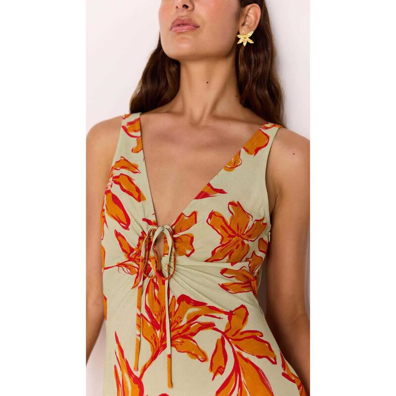 MINKPINK Estelle Keyhole Midi Dress image number 2